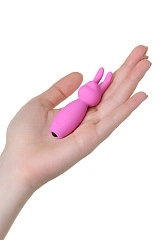 Минивибратор Eromantica PUSS, силикон, розовый, 8,5 см