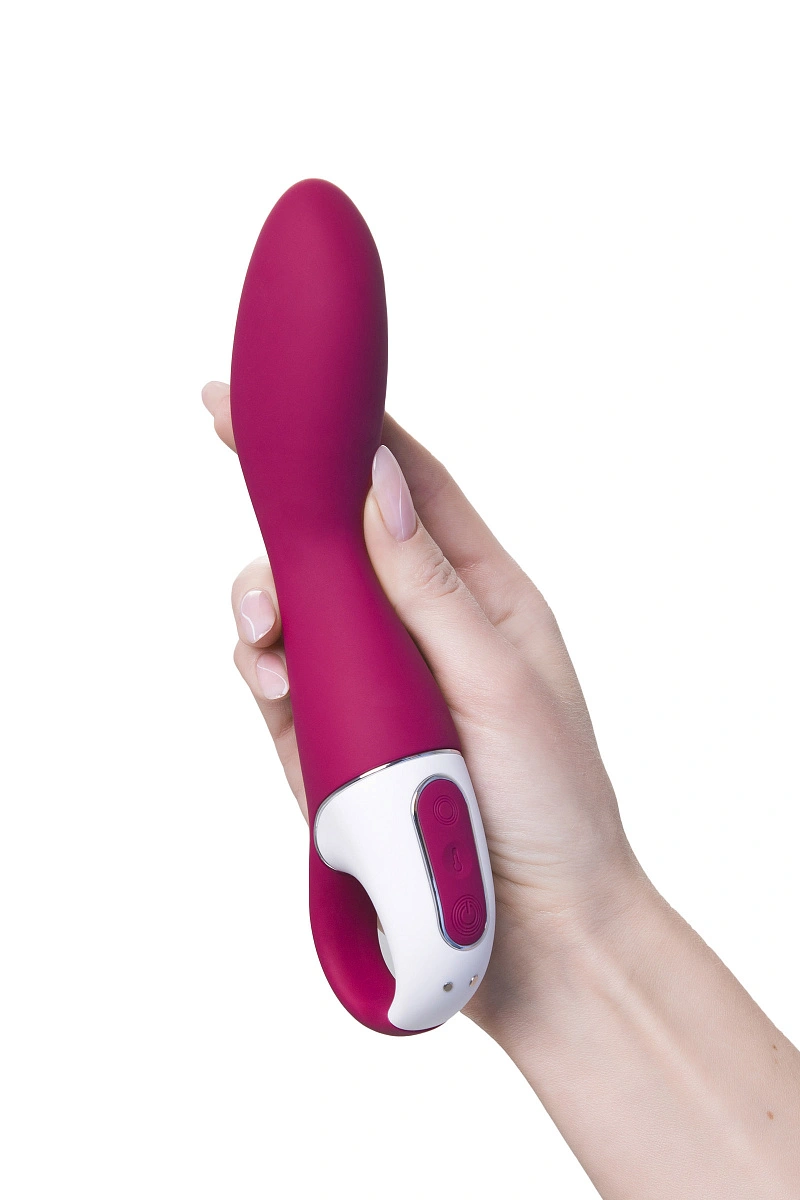 Вибратор с подогревом Satisfyer Heated Thrill Connect App, бордовый, 20,6 см