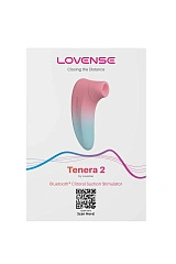 Вакуммно-волновой стимулятор клитора LOVENSE Tenera 2 PulseSense, силикон, розовый