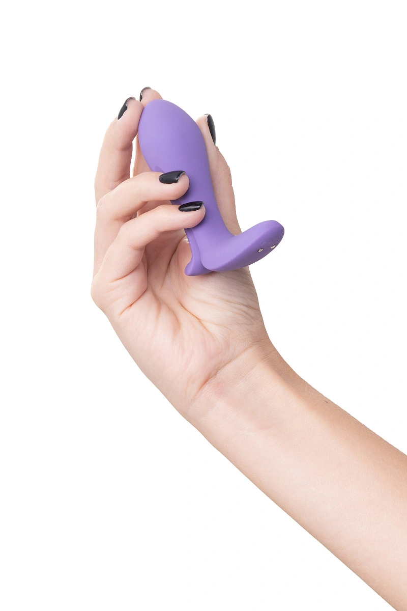 Анальный вибратор Satisfyer Intensity Plug Connect App, силикон, фиолетовый, 9 см