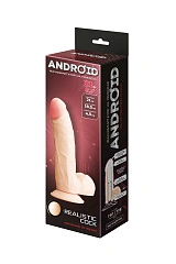 Фаллоимитатор неоскин на присоске ANDROID Long, телесный, 22 см