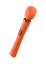 Вибромассажер Fun Factory VIM VIBRATING WAND, силикон, оранжевый, 31,3 см