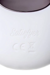 Вибромассажер Satisfyer Layon 5, White temptation, силикон, белый, 9,2 см