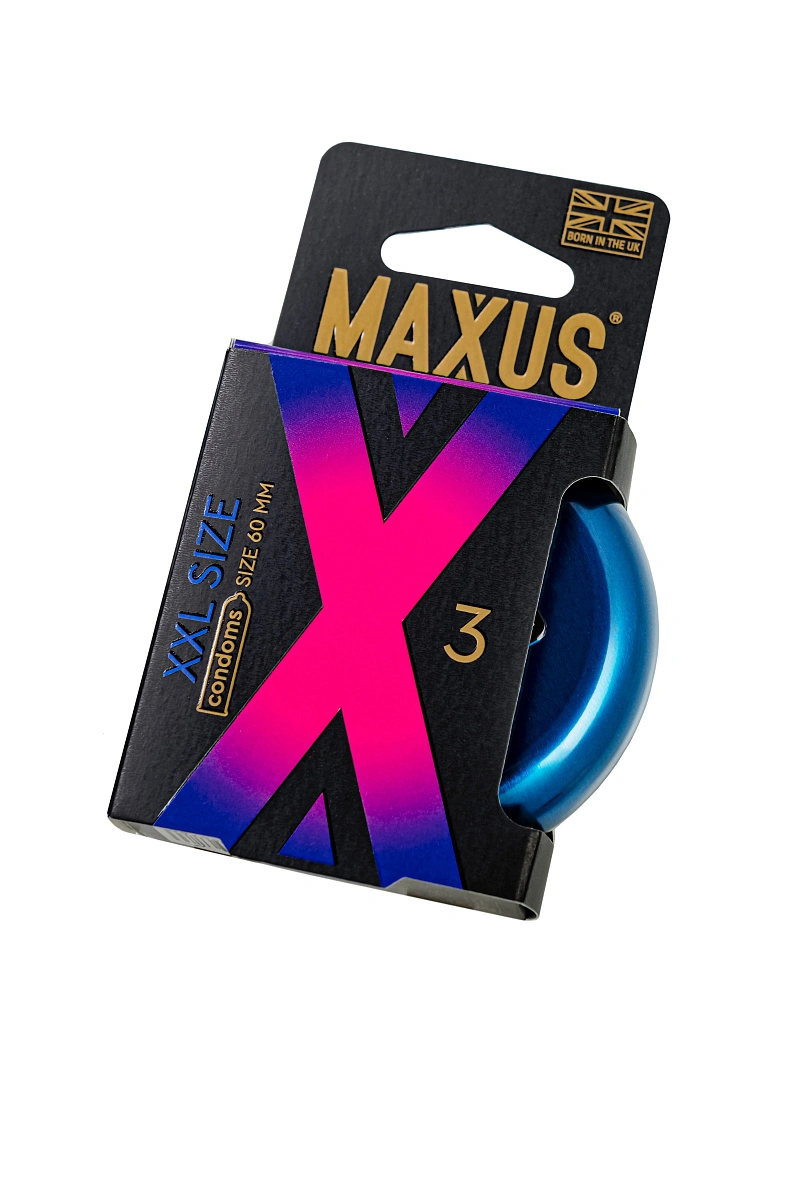 Презервативы Maxus XXL,  латекс, увеличенный размер 3 шт.