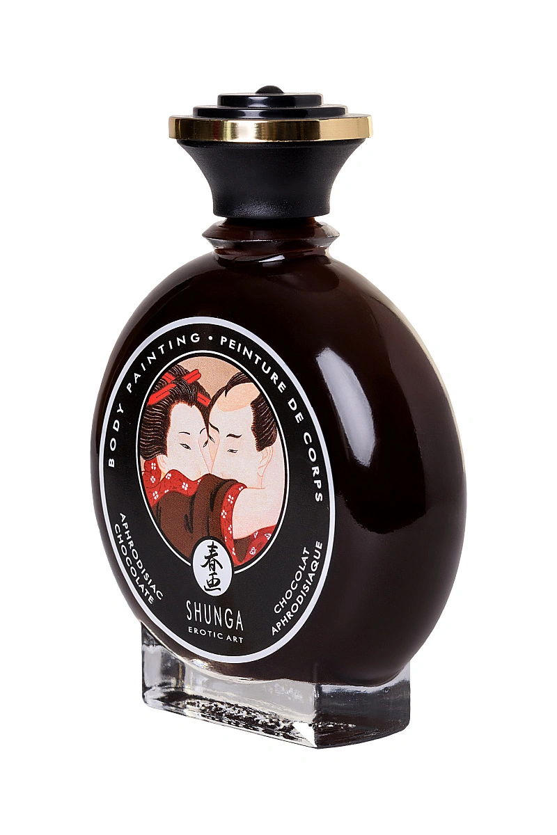 Декоративная крем-краска для тела Shunga «Афродизия. Шоколад» (Aphrodisiac Chocolate), 100 мл