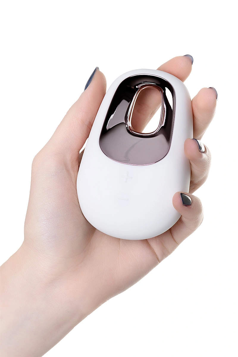 Вибромассажер Satisfyer Layon 5, White temptation, силикон, белый, 9,2 см