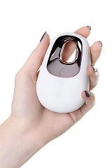 Вибромассажер Satisfyer Layon 5, White temptation, силикон, белый, 9,2 см