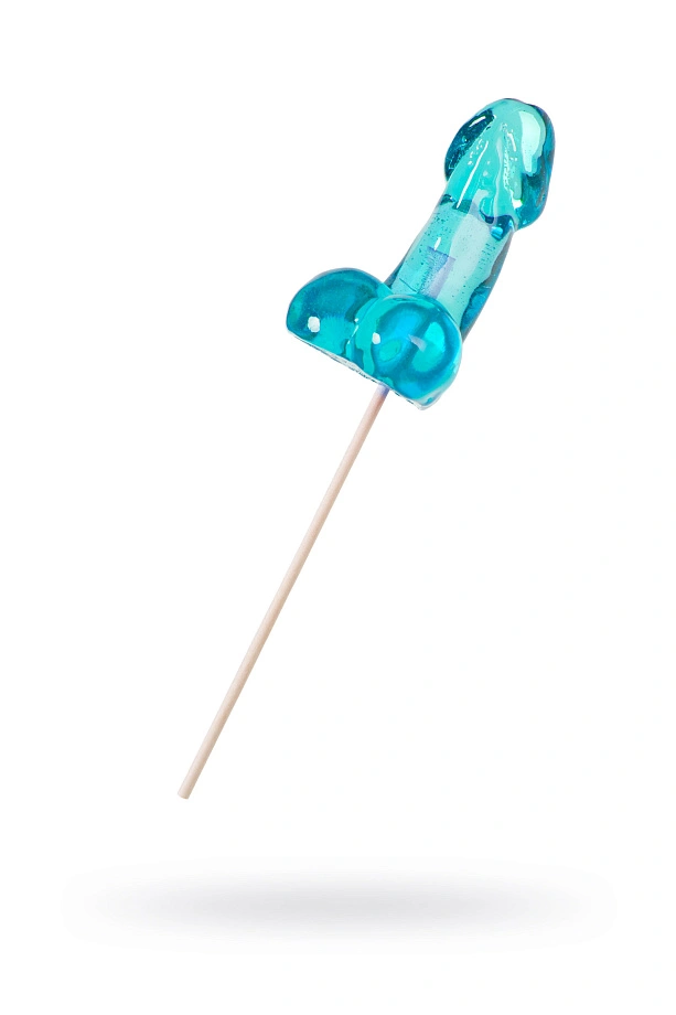 Леденец «Член Blue Curacao», средний, голубой, 80гр, Sosuчki