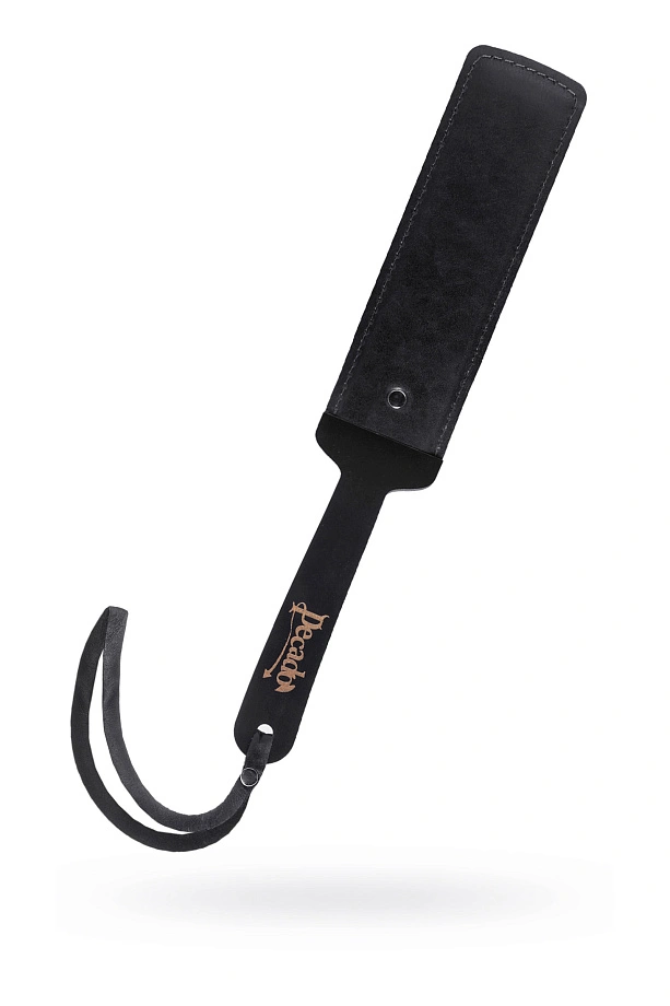 Паддл Pecado, гибкий, натуральная кожа и дерево, черный