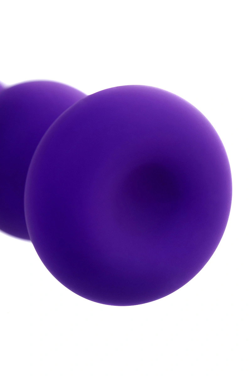 Анальная втулка ToDo by Toyfa Sholt, силикон, фиолетовый, 10 см, Ø 3 см