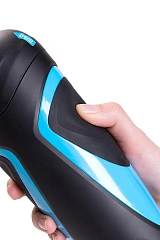 Мастурбатор нереалистичный Satisfyer Men One с регулировкой давления, силикон, чёрный, 25,5 см