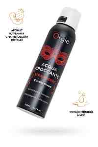 Шипучая пена для массажа Acqua Croccante, клубника (Strawberry), 150 мл, Orgie