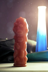 Насадка реалистичная KOKOS EXTREME SLEEVE с дополнительной стимуляцией, TPE, телесная, 14.7 см, ES-11