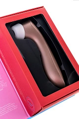 Вакуум-волновой стимулятор клитора Satisfyer Pro 2+, силикон, розовое золото, 15 см