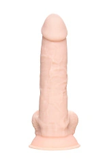 Фаллоимитатор RealStick Silicone Jake G, сайлекспан, телесный, 20,5 см