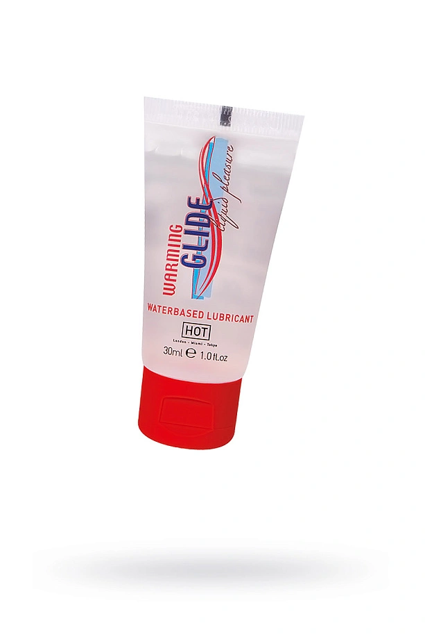 Интимный гель согревающий на водной основе HOT Glide, 30 мл