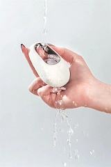 Вибромассажер Satisfyer Layon 5, White temptation, силикон, белый, 9,2 см
