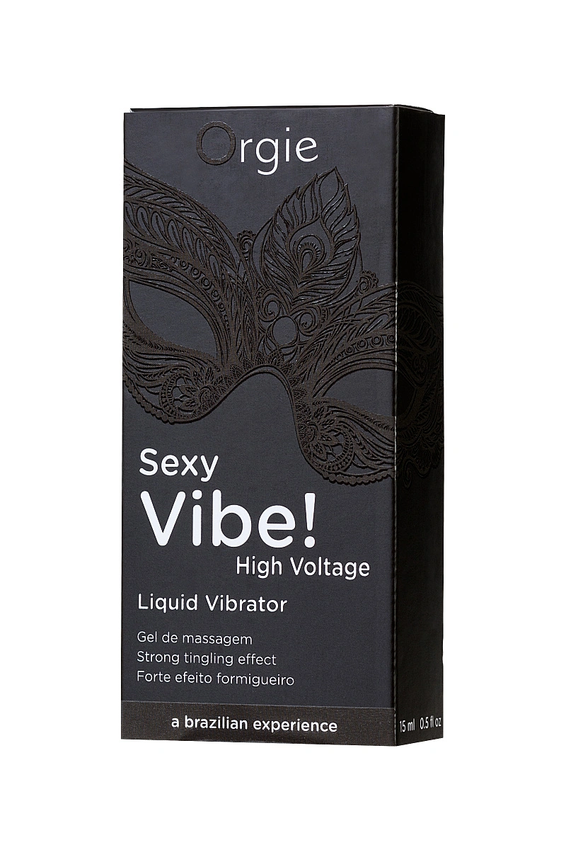 Гель для массажа ORGIE Sexy Vibe High Voltage с усиленным эффектом вибрации, 15 мл