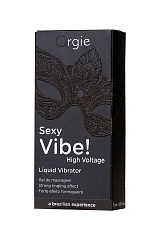 Гель для массажа ORGIE Sexy Vibe High Voltage с усиленным эффектом вибрации, 15 мл