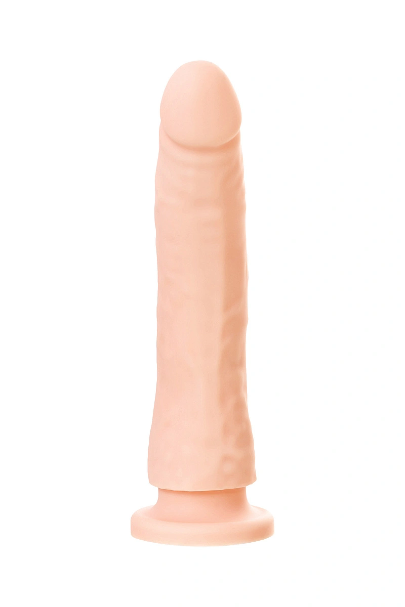 Фаллоимитатор RealStick Silicone Matt B, телесный, 21,5 см