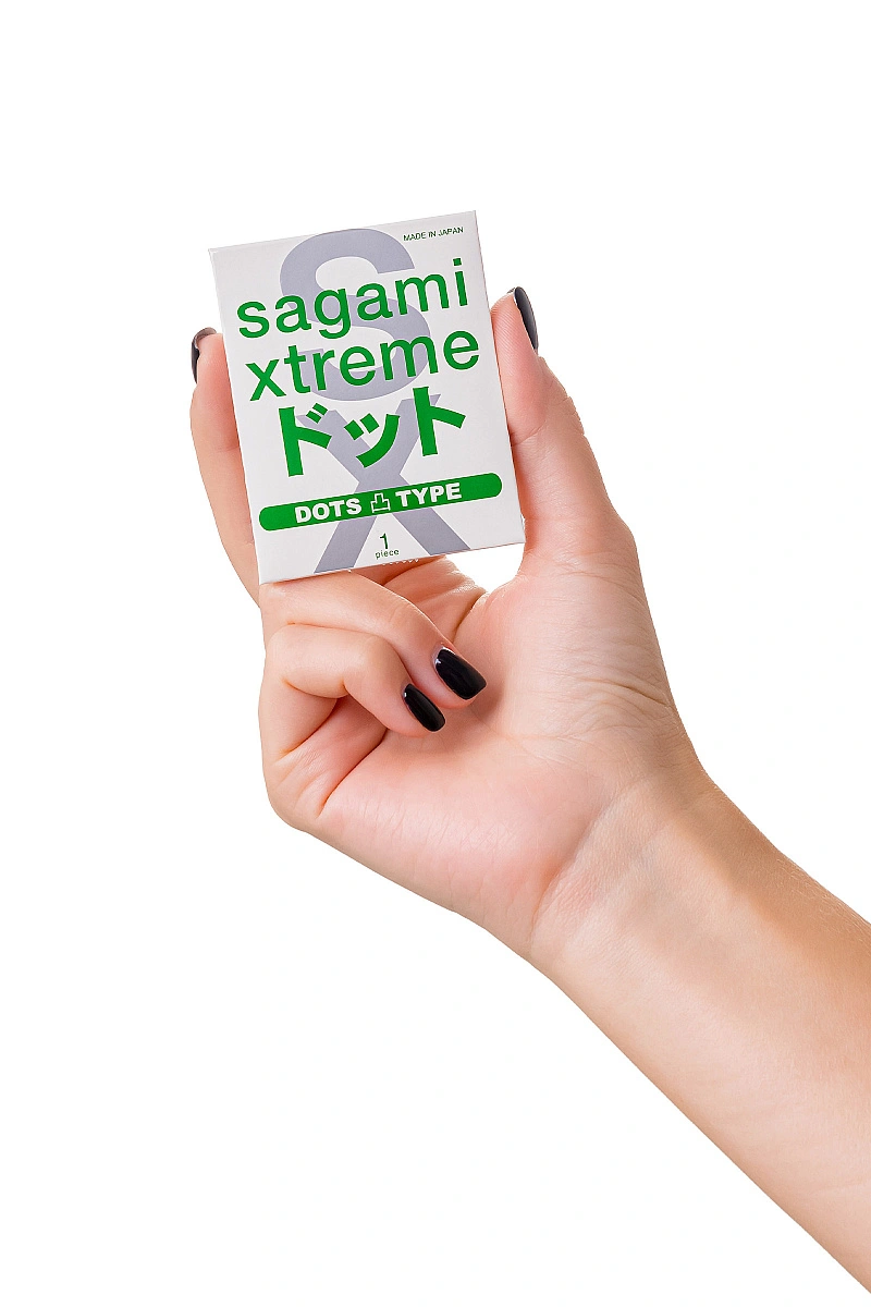 Презервативы Sagami, xtreme, type-e, латекс, 18,5 см, 5,2 см, 1 шт.