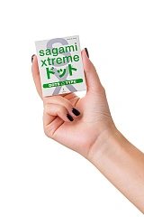 Презервативы Sagami, xtreme, type-e, латекс, 18,5 см, 5,2 см, 1 шт.