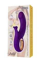 Виброкролик с функций Up&Down JOS Julli, силикон, фиолетовый, 20,5 см