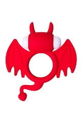 Эрекционное кольцо на член JOS SWEET DEVIL, силикон, красный, 8,5 см