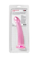 Нереалистичный фаллоимитатор Jelly Dildo XL Toyfa Basic, TPE, Розовый, 22 см