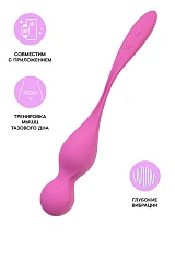 Вагинальные шарики с вибрацией Satisfyer Love Birds 1 Connect App, розовый, 22,2 см