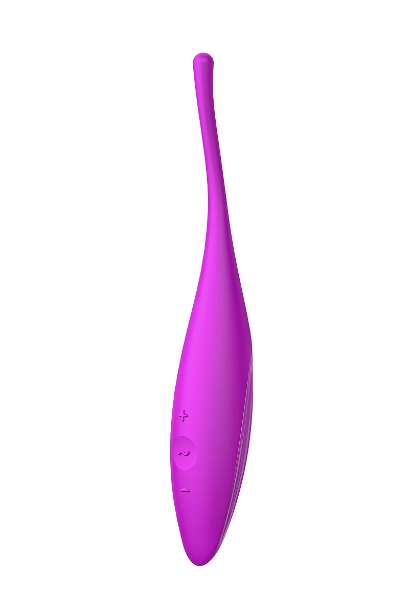 Точечный вибратор Satisfyer Twirling Joy Connect App, силикон, розовый