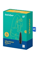 Мини-вибратор для путешествий Satisfyer Ultra Power Bullet 5, силикон, черный