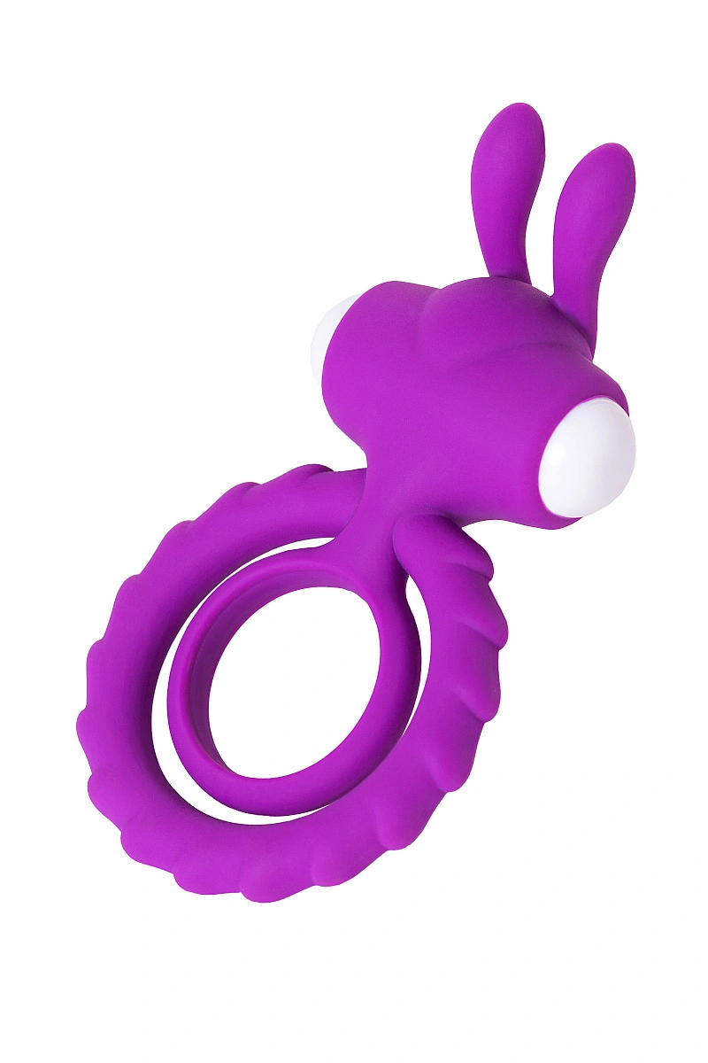 Эрекционное кольцо на член JOS GOOD BUNNY, силикон, фиолетовый, 9 см