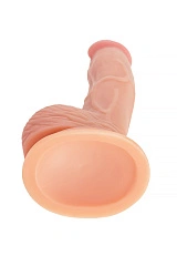 Реалистичный фаллоимитатор RealStick Nude Rolo, PVC, телесный, 17 см