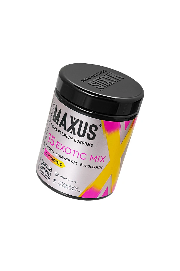 Презервативы Maxus EXOTIC MIX, ароматизированные 15 шт.
