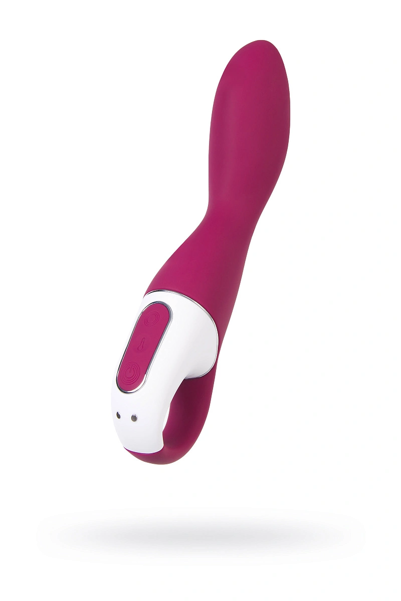 Вибратор с подогревом Satisfyer Heated Thrill Connect App, бордовый, 20,6 см