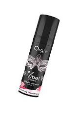 Интимный гель ORGIE Dual Vibe! Strawberry Gin And Tonic, водная основа, Джин-тоник и клубники, 15 мл