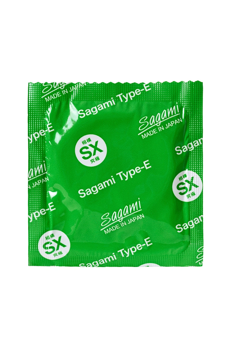 Презервативы Sagami, xtreme, type-e, латекс, 18,5 см, 5,2 см, 3 шт.