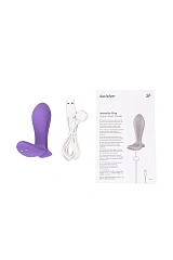 Анальный вибратор Satisfyer Intensity Plug Connect App, силикон, фиолетовый, 9 см