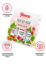 Набор гелей-смазок Yovee для любви (721004+721008+721052), вкус(клубн+клубн/дыня)+увл(гиалур),3х50мл