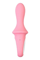 Вибратор с расширением Satisfyer Air Pump Booty 5+ Connect App, силикон, розовый, 15 см