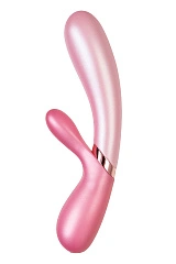 Вибратор Satisfyer Hot Lover Connect App с клиторальным стимулятором, розовый, 20,4 см