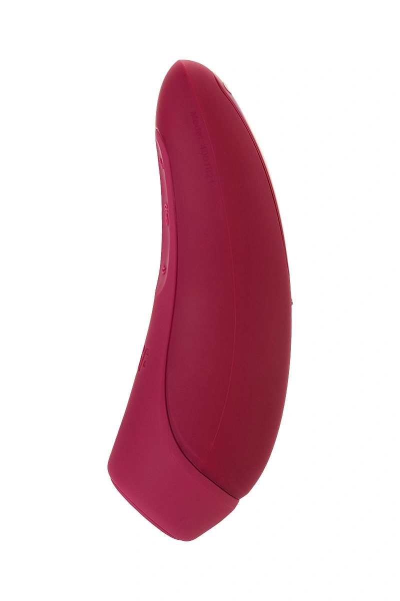 Вакуум-волновой стимулятор с вибрацией Satisfyer Curvy 1 Connect App, силикон, бордовый, 13,4 см