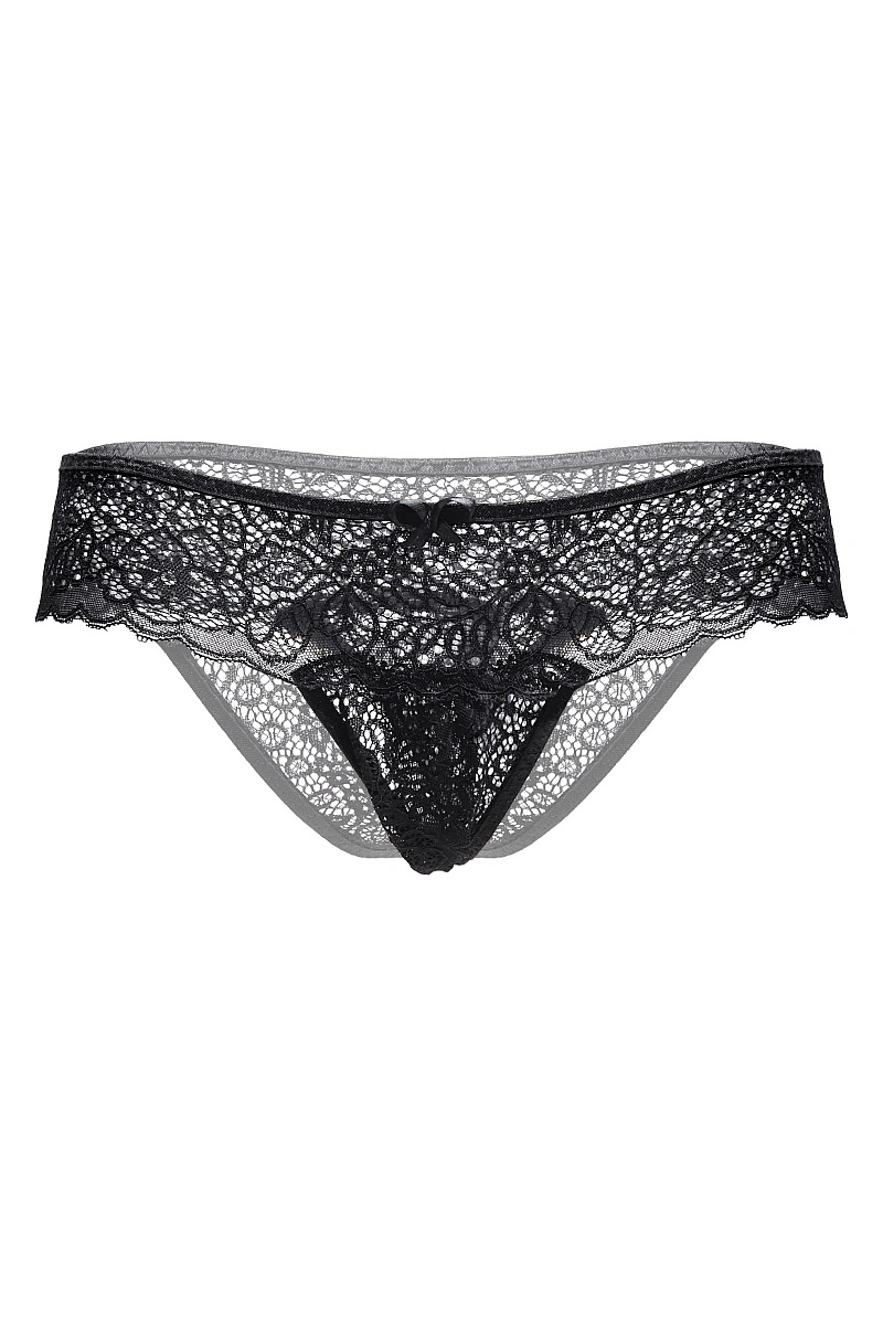 Трусы Eromantica, Juno, с доступом, черные