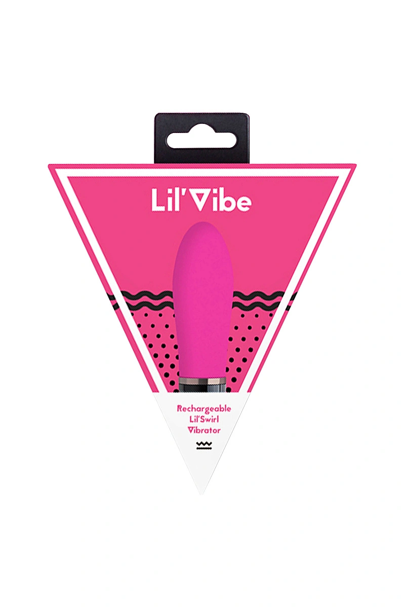 Нереалистичный вибратор Lil'Vibe, силикон, розовый, 10 см