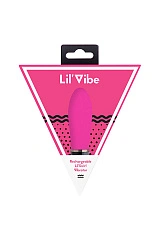 Нереалистичный вибратор Lil'Vibe, силикон, розовый, 10 см