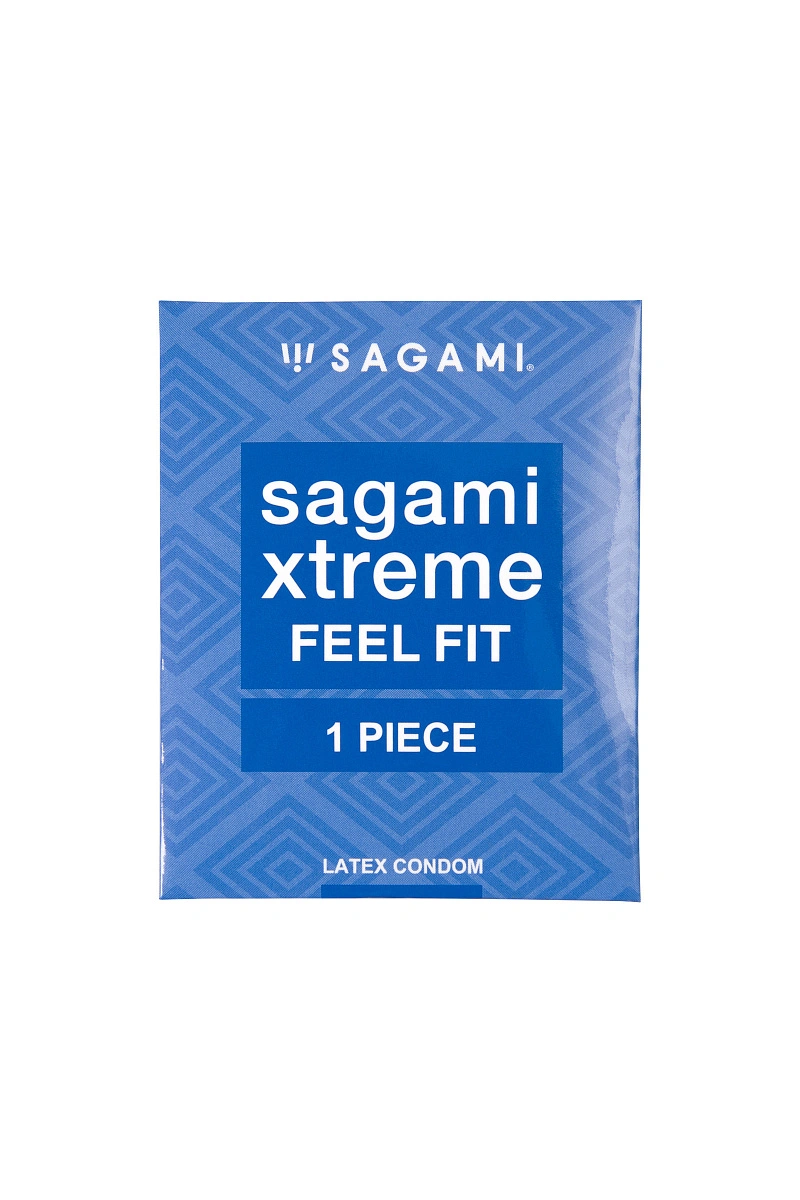 Презервативы Sagami, extreme, feel fit, гладкие, 19 см, 5,1 см, 1 шт.