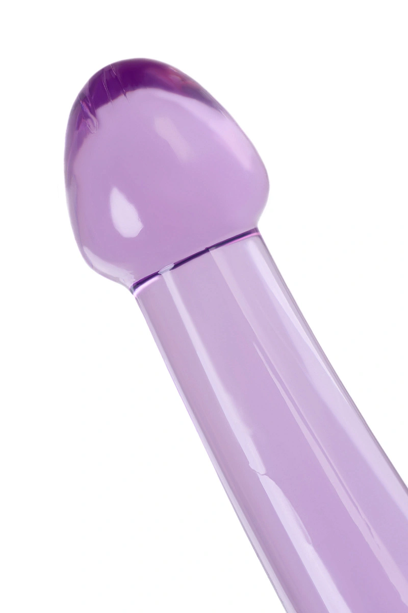 Нереалистичный фаллоимитатор Jelly Dildo M Toyfa Basic, TPE, фиолетовый, 18 см