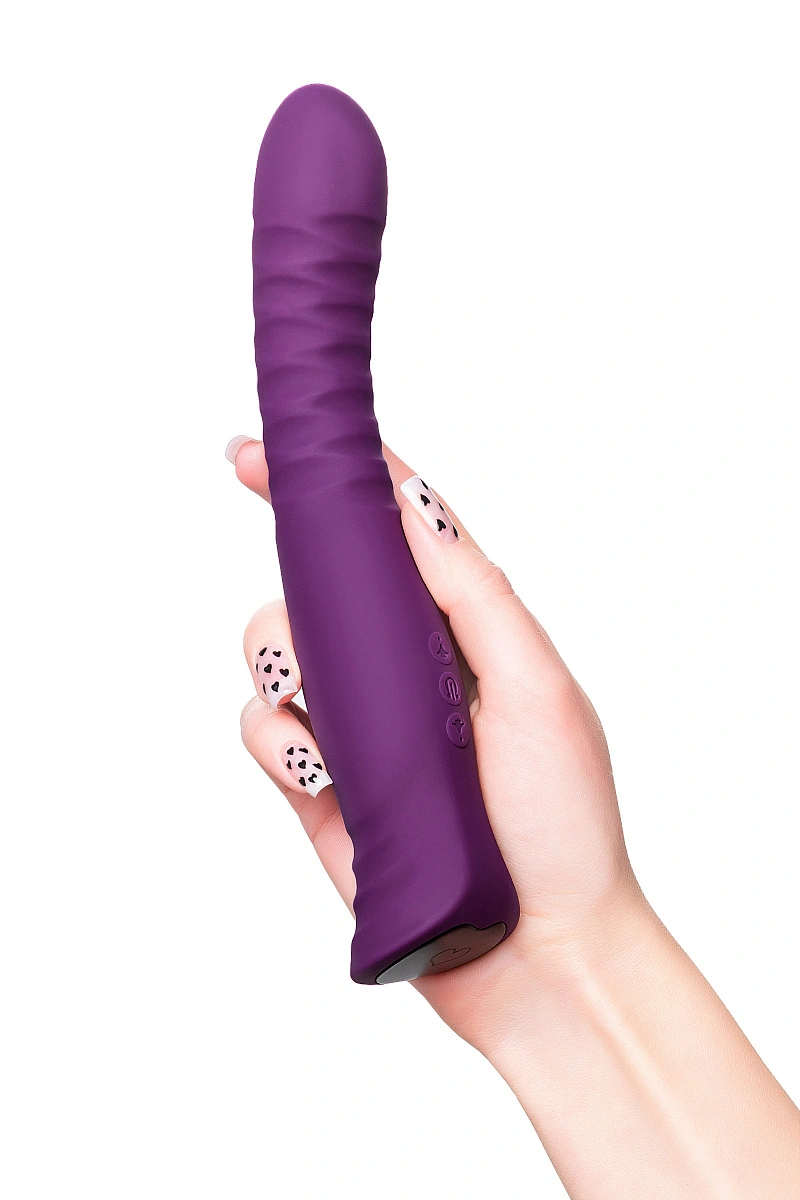 Вибратор Flovetta LUPIN, силикон, фиолетовый, 22 см