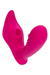 Стимулятор точки G с вакуум-волновой стимуляцией JOS Shani, силикон, розовый, 12 см